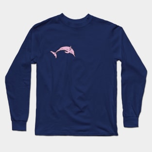 Pink river dolphin Long Sleeve T-Shirt